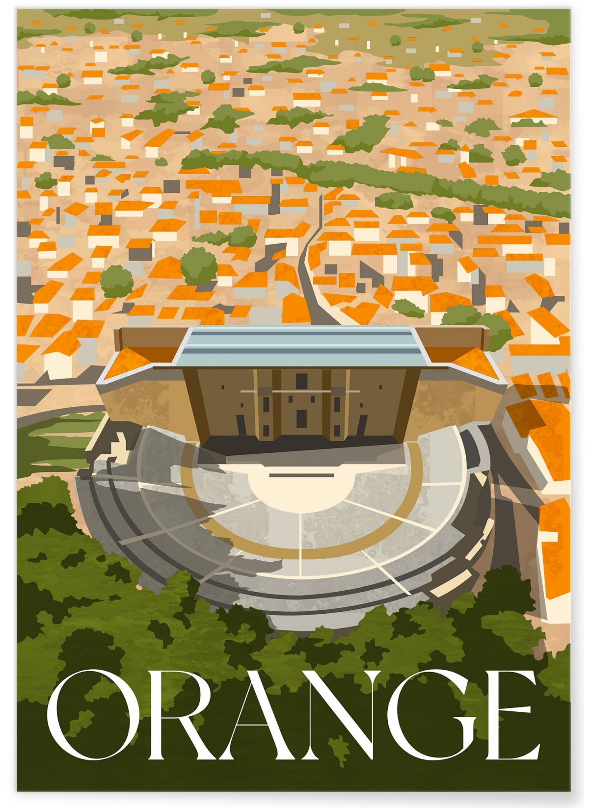 Affiche Orange