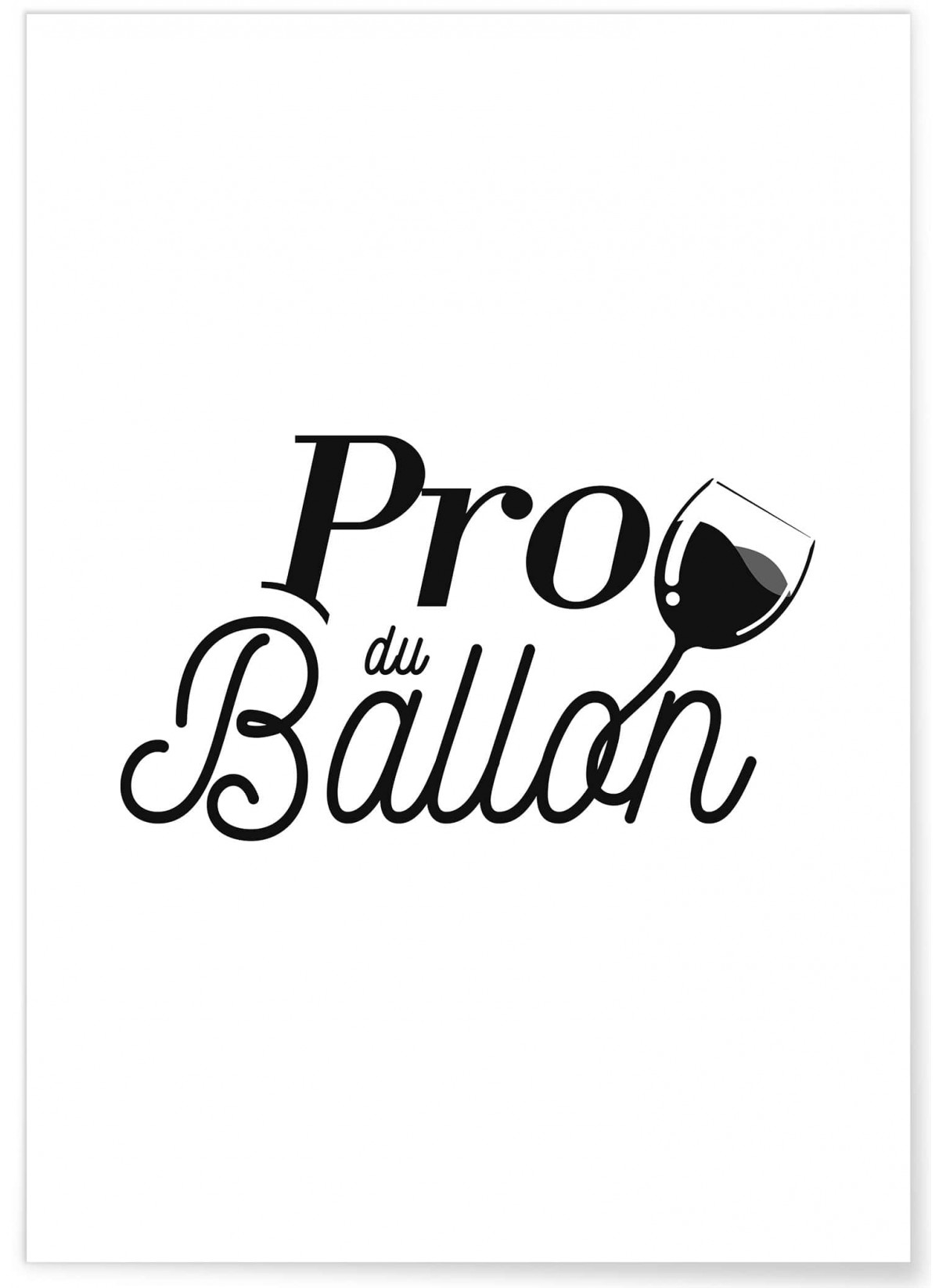 Affiche "Pro du Ballon"