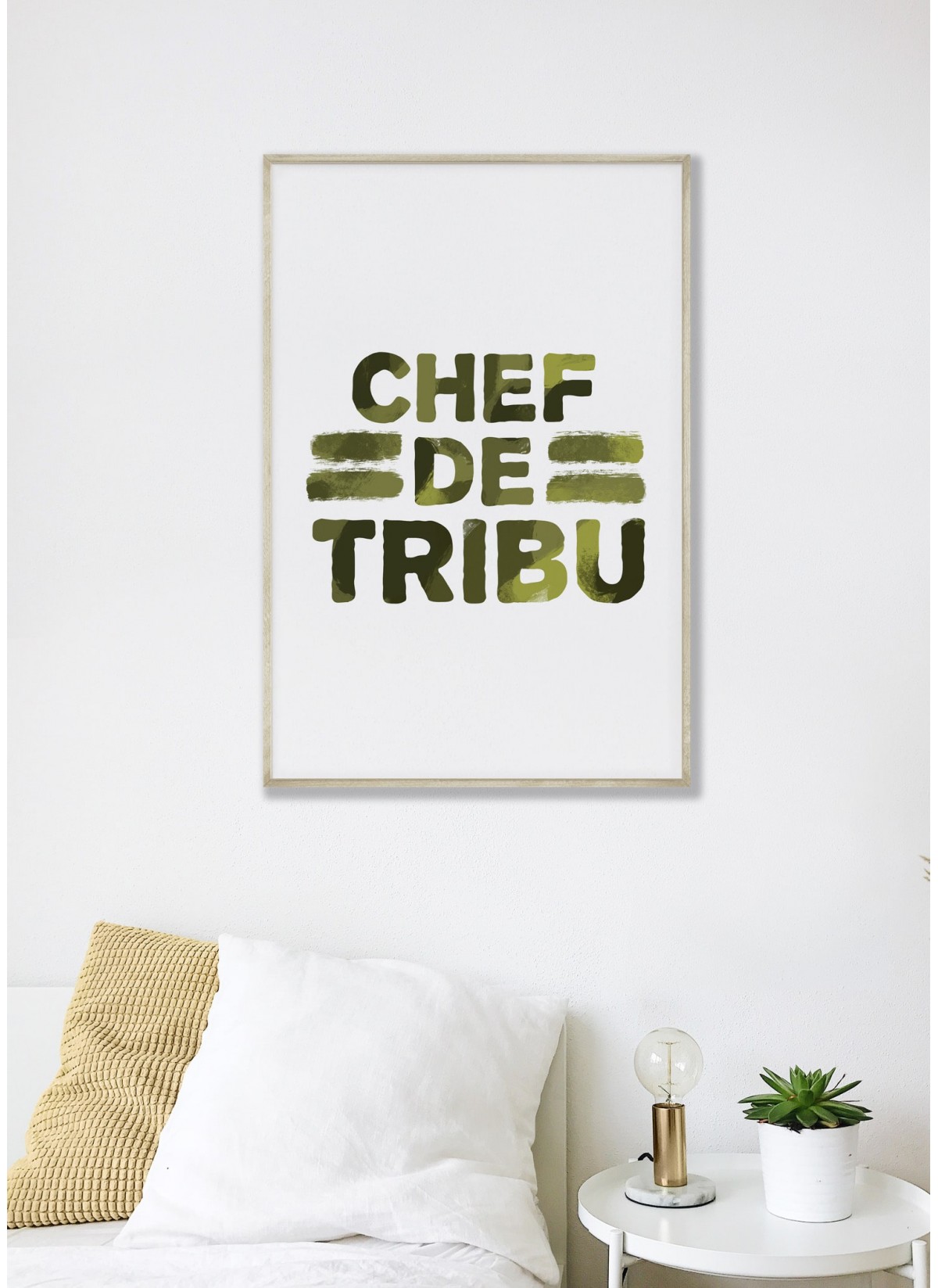 Affiche "Chef de tribu"