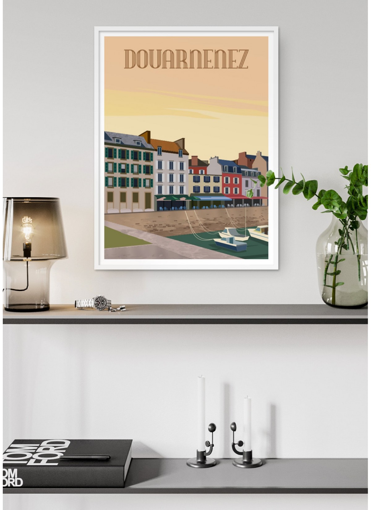 Affiche ville Douarnenez