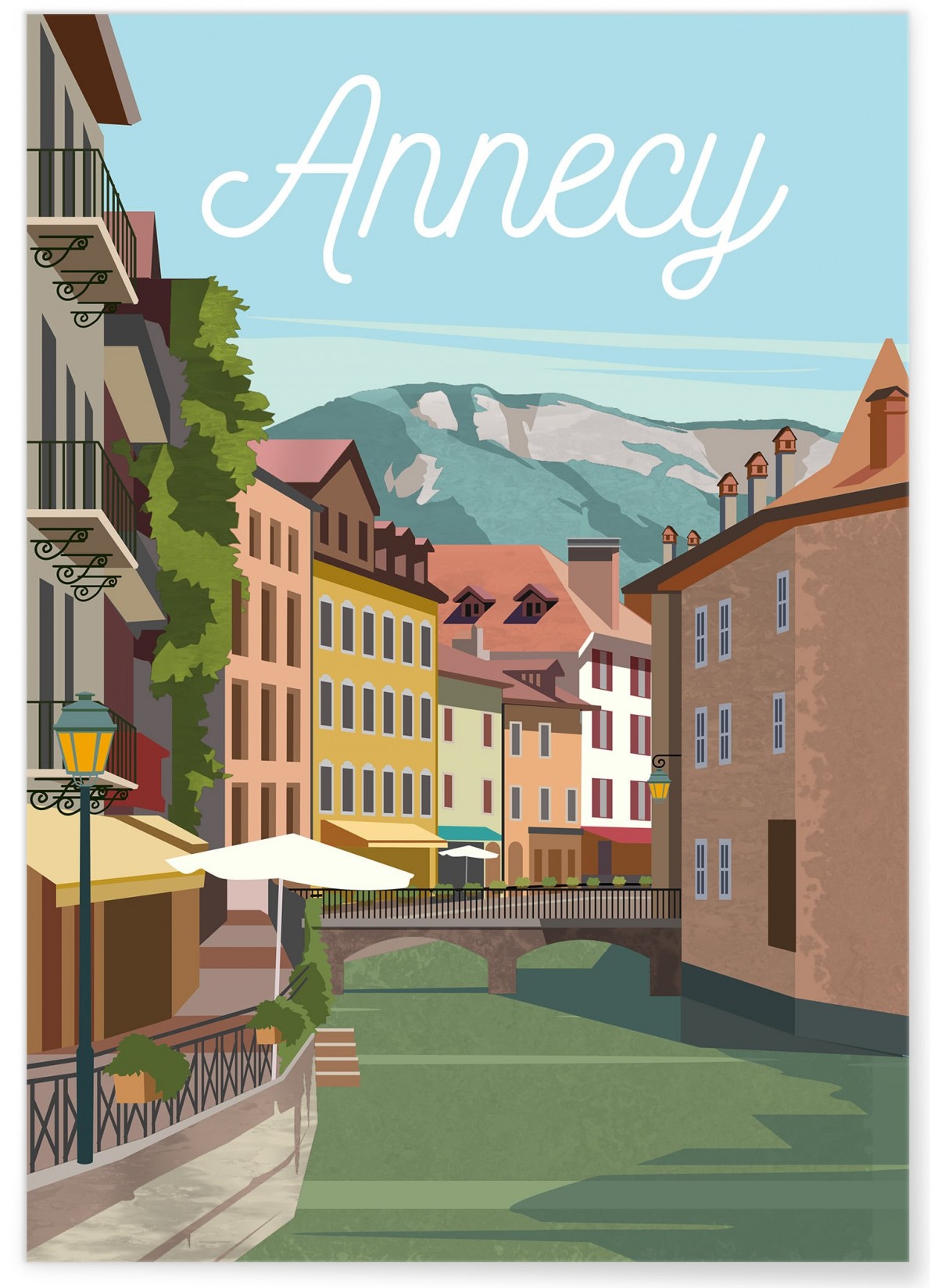 Affiche ville Annecy 2
