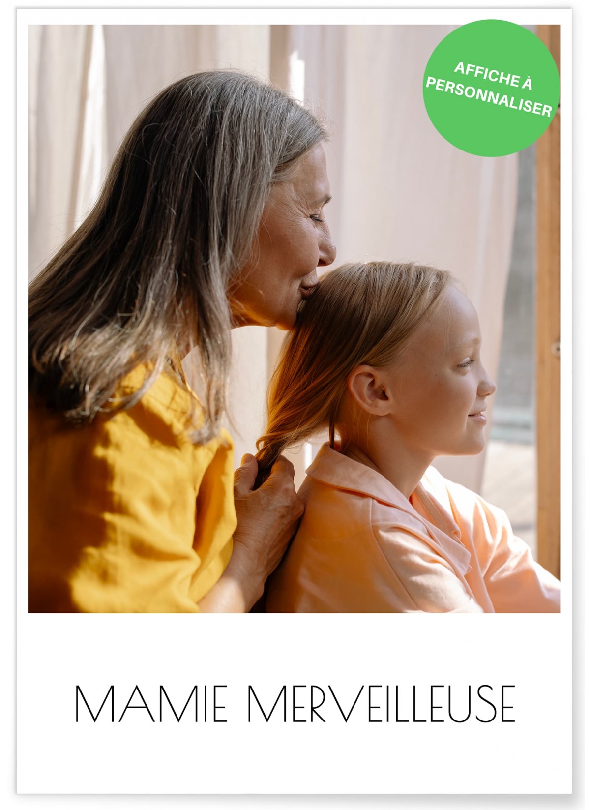 Affiche pêle-mêle photo personnalisable | L’Afficherie