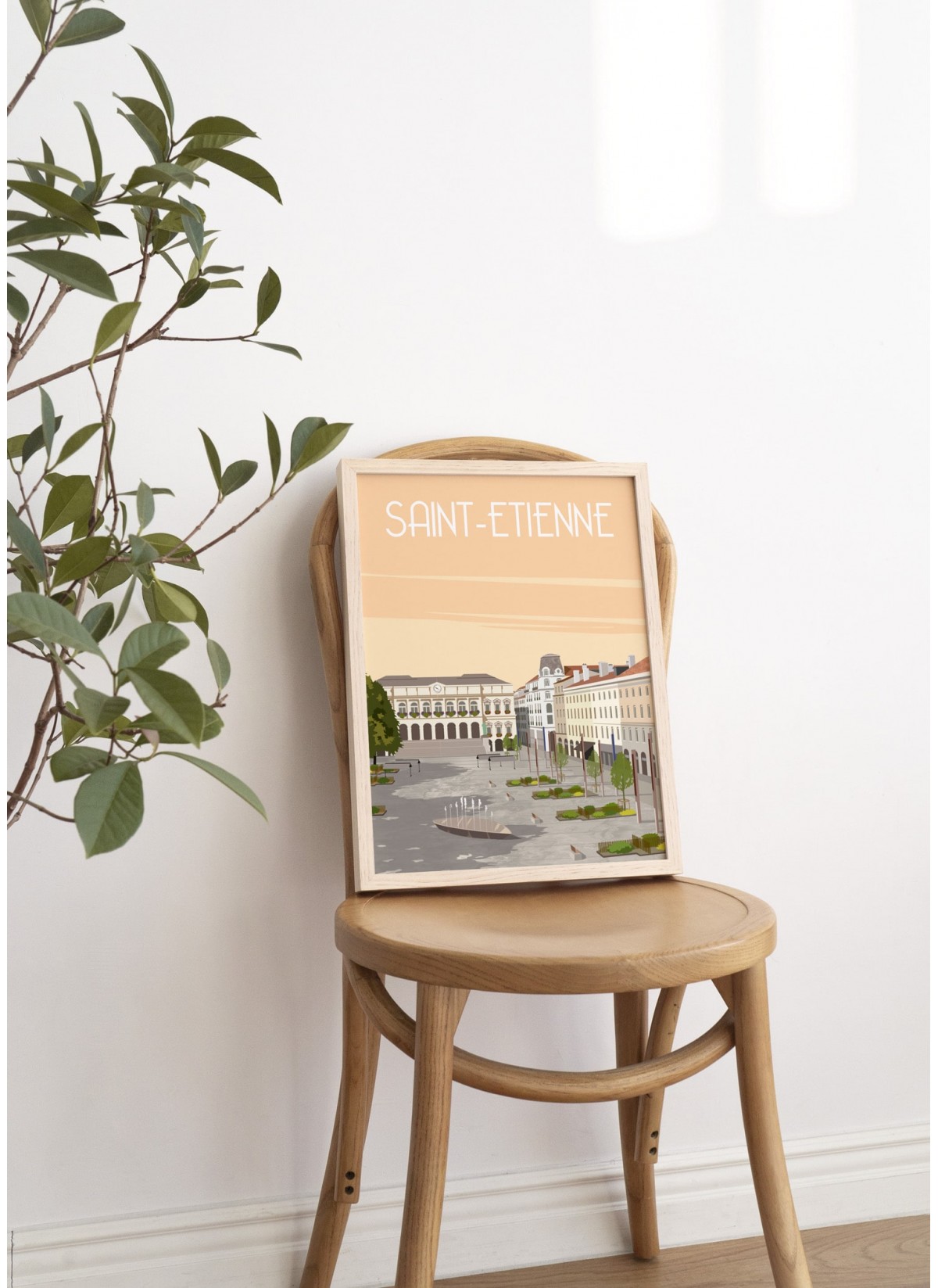 Affiche ville Saint-Étienne 2