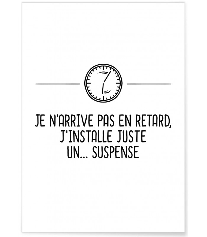 Affiche Suspense