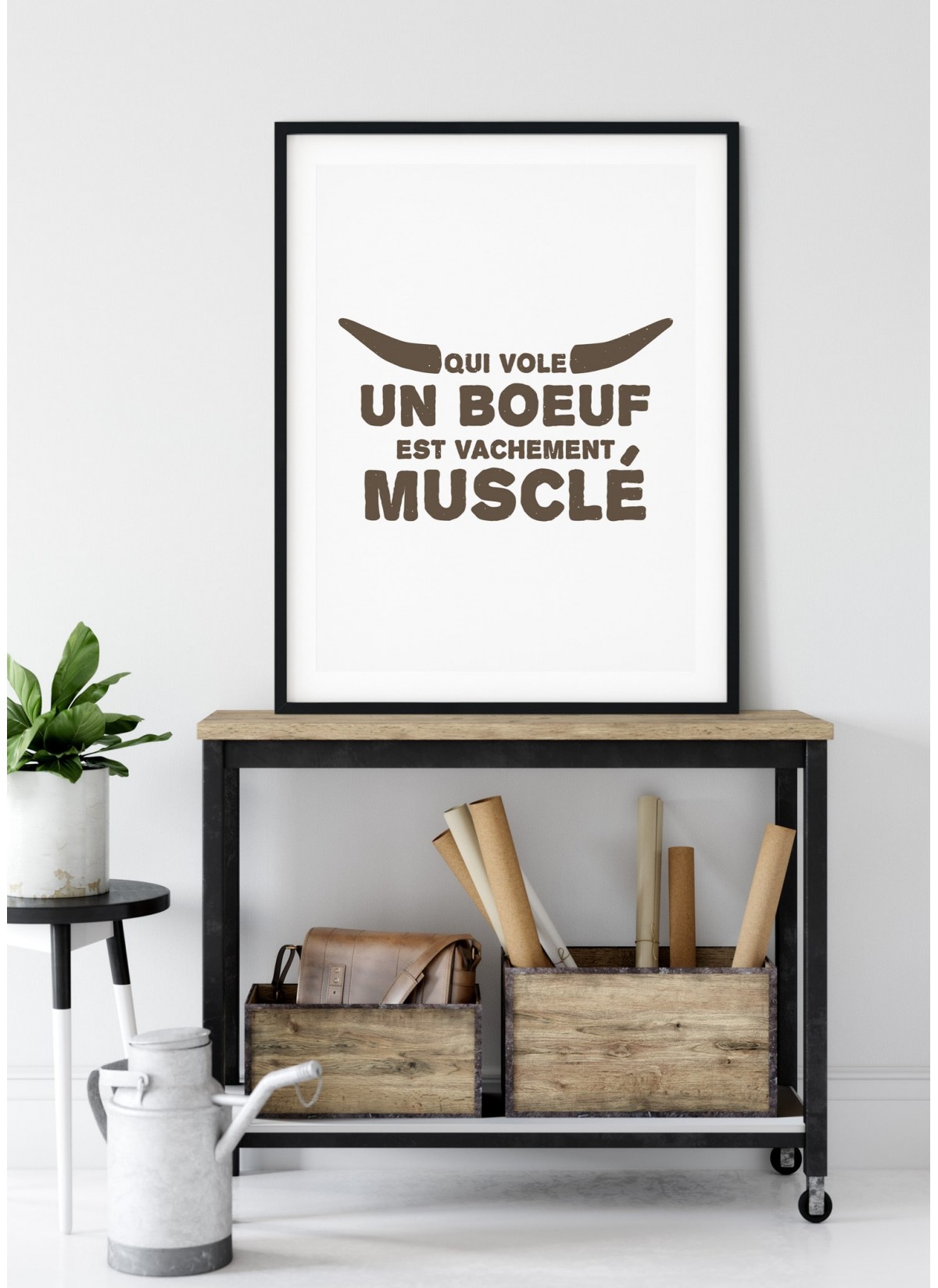 Affiche Qui vole un boeuf