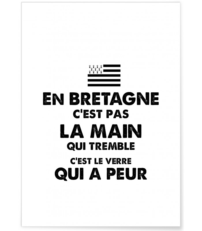 Affiche Peur du verre