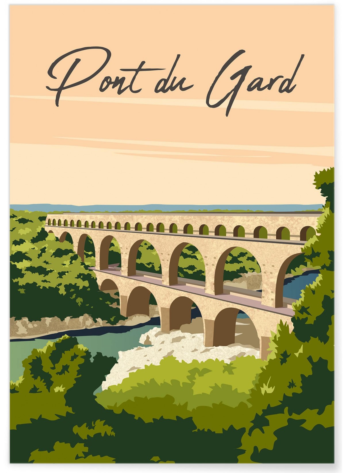 Affiche Pont du Gard