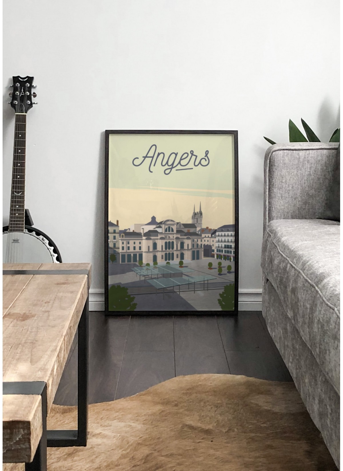 Affiche ville Angers 2