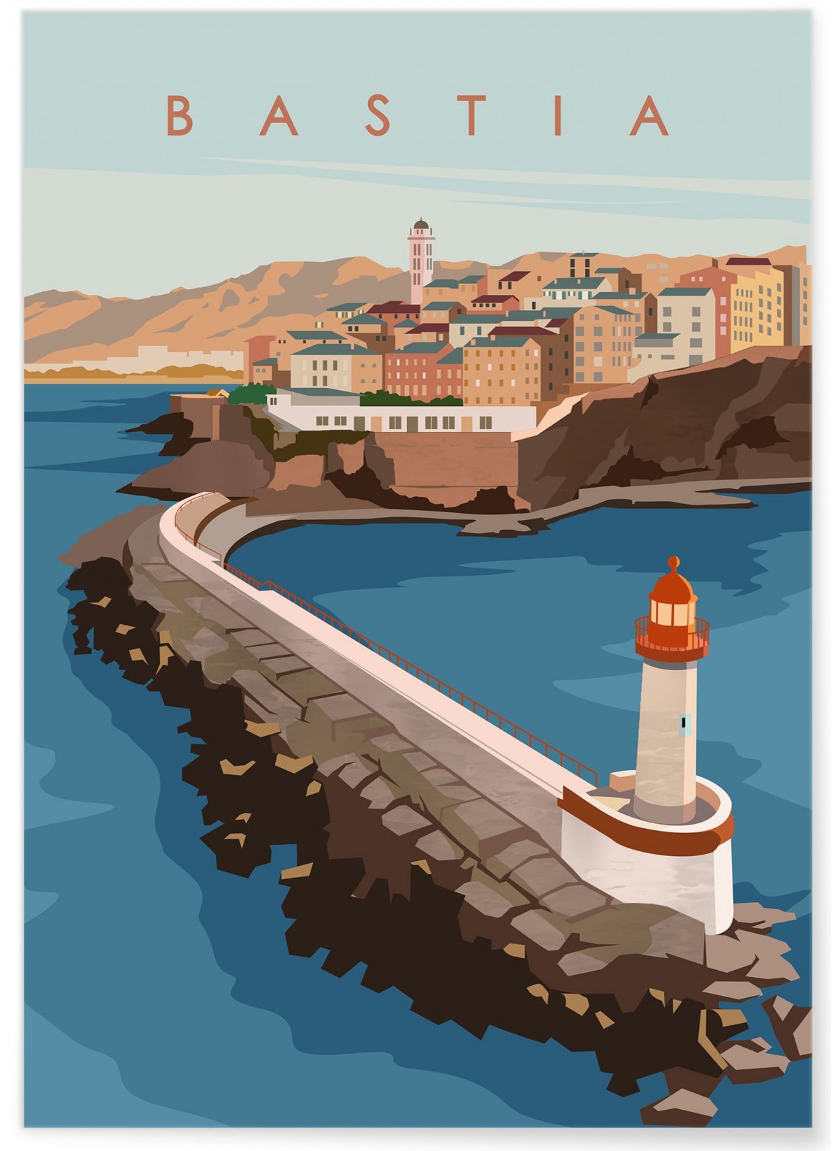 Affiche ville Bastia 2
