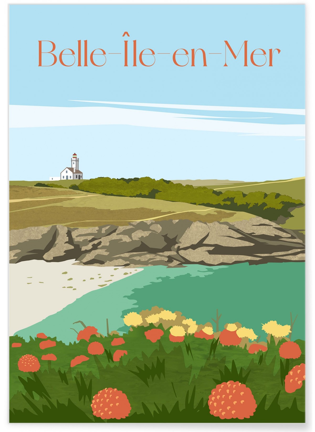 Affiche Belle-île-en-mer