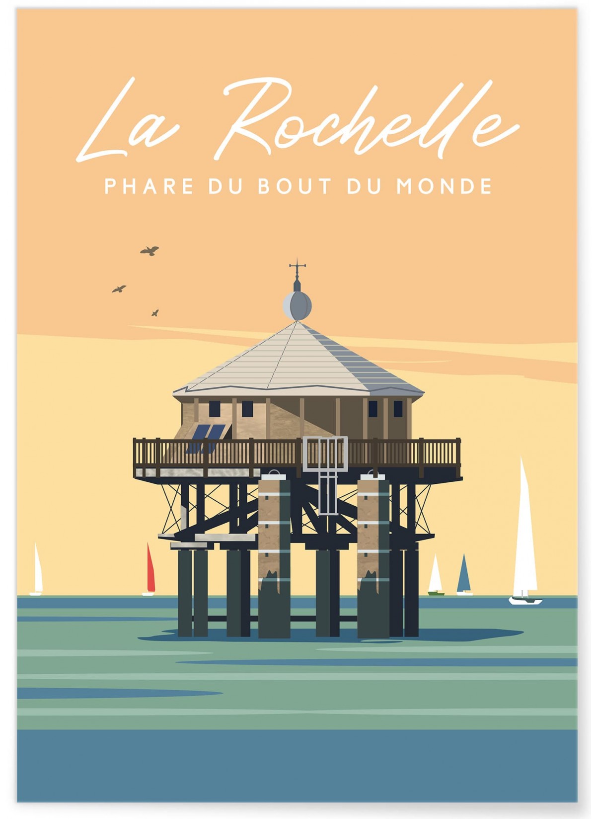 Affiche ville La Rochelle 3