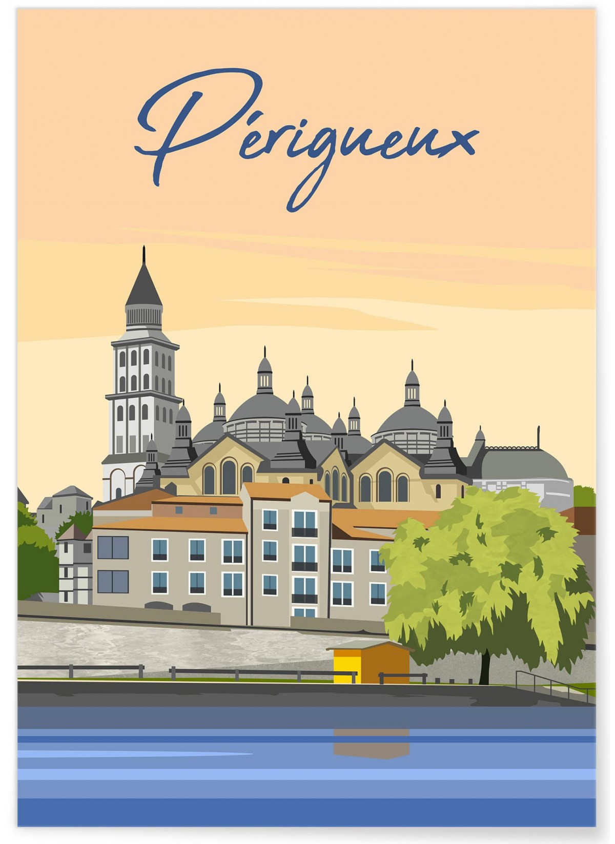 Affiche ville Périgueux