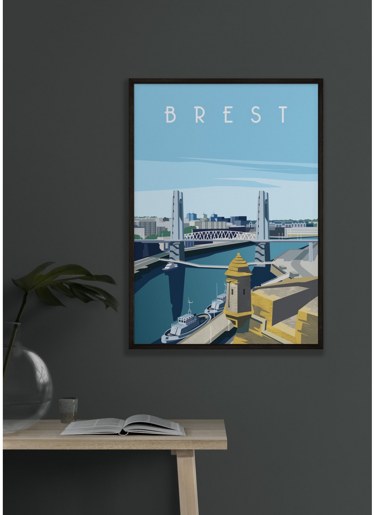 Affiche ville Brest 2