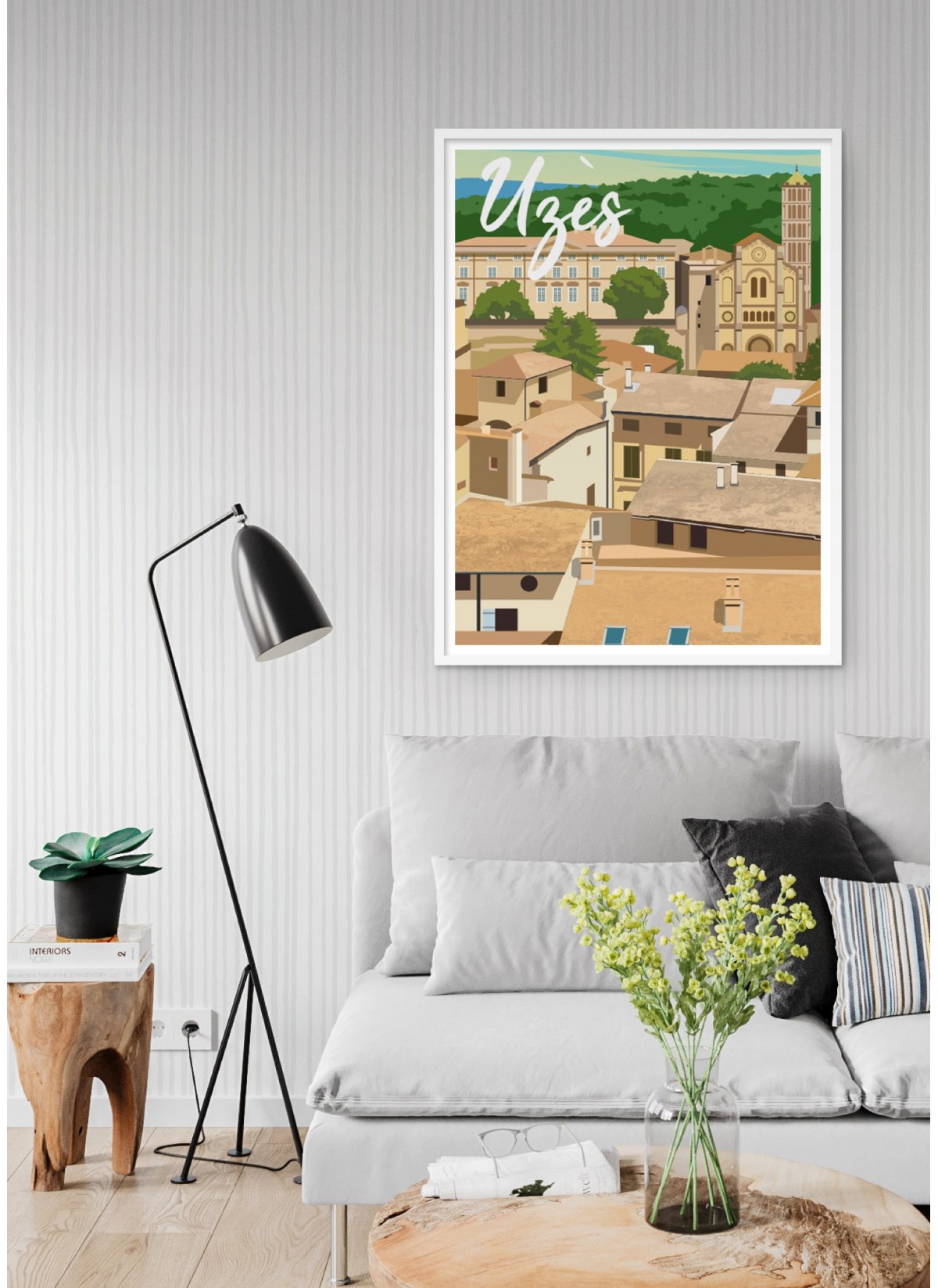 Affiche ville Uzès