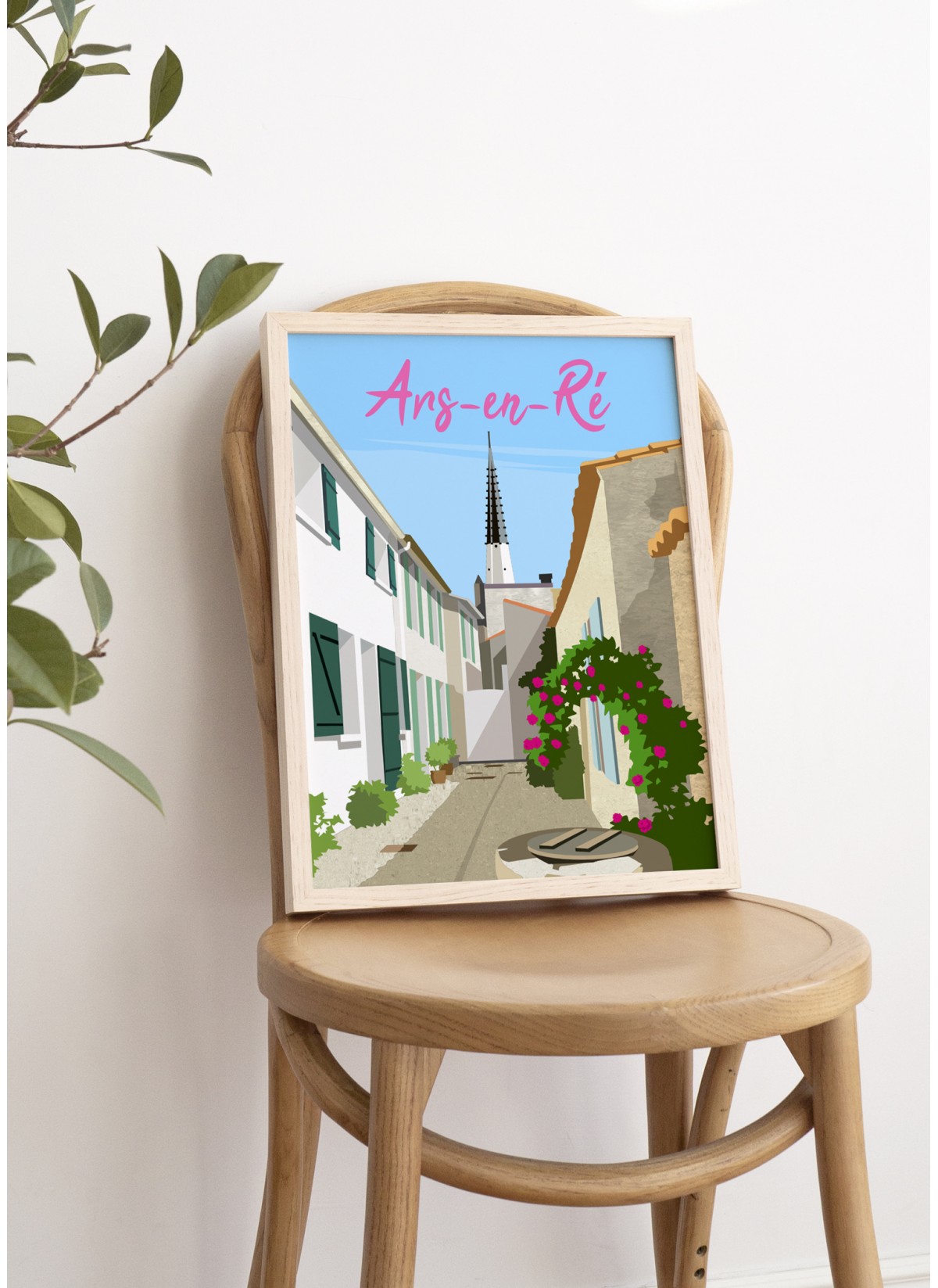 Affiche ville Ars-en-Ré