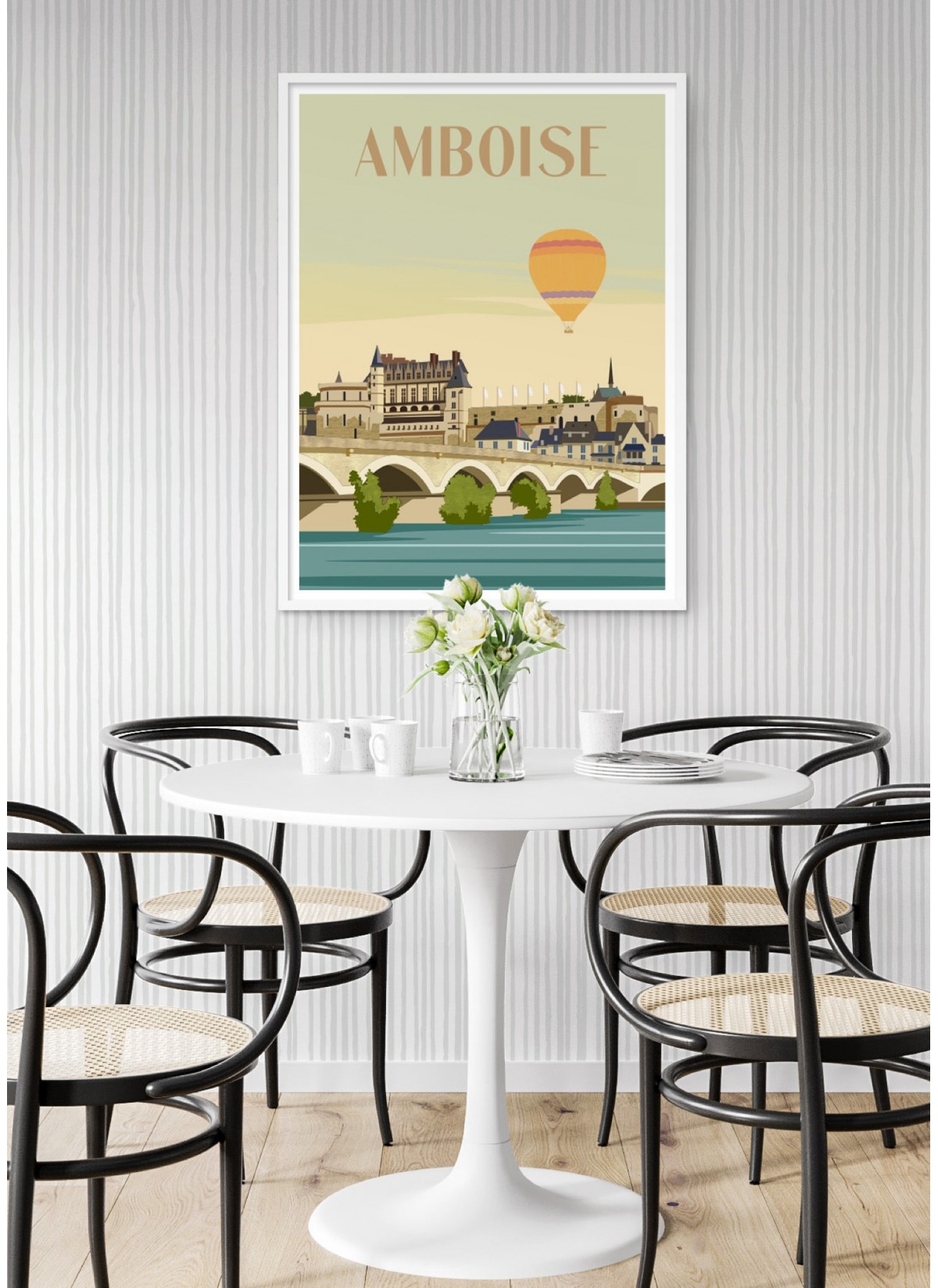 Affiche ville Amboise