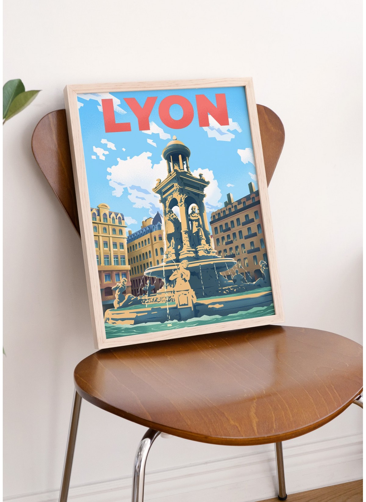 Affiche ville Lyon 3