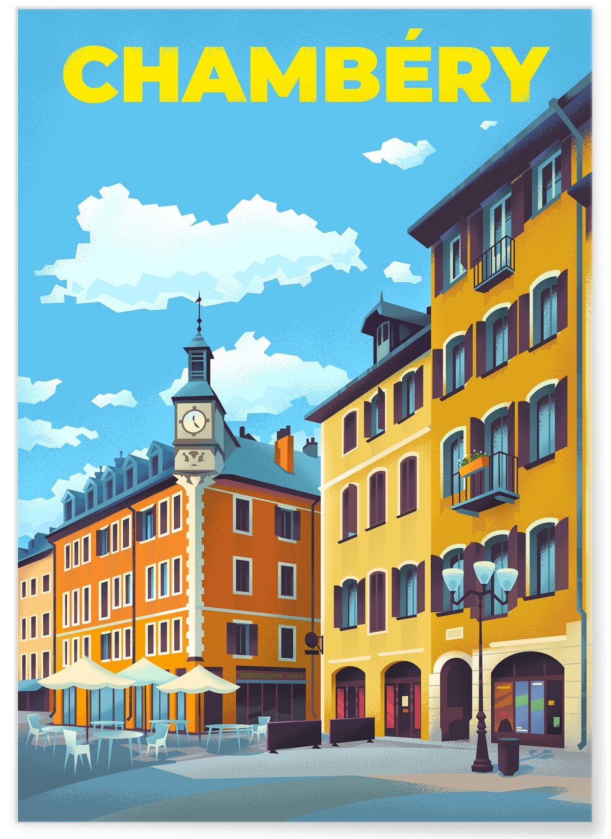 Affiche ville Chambéry 2
