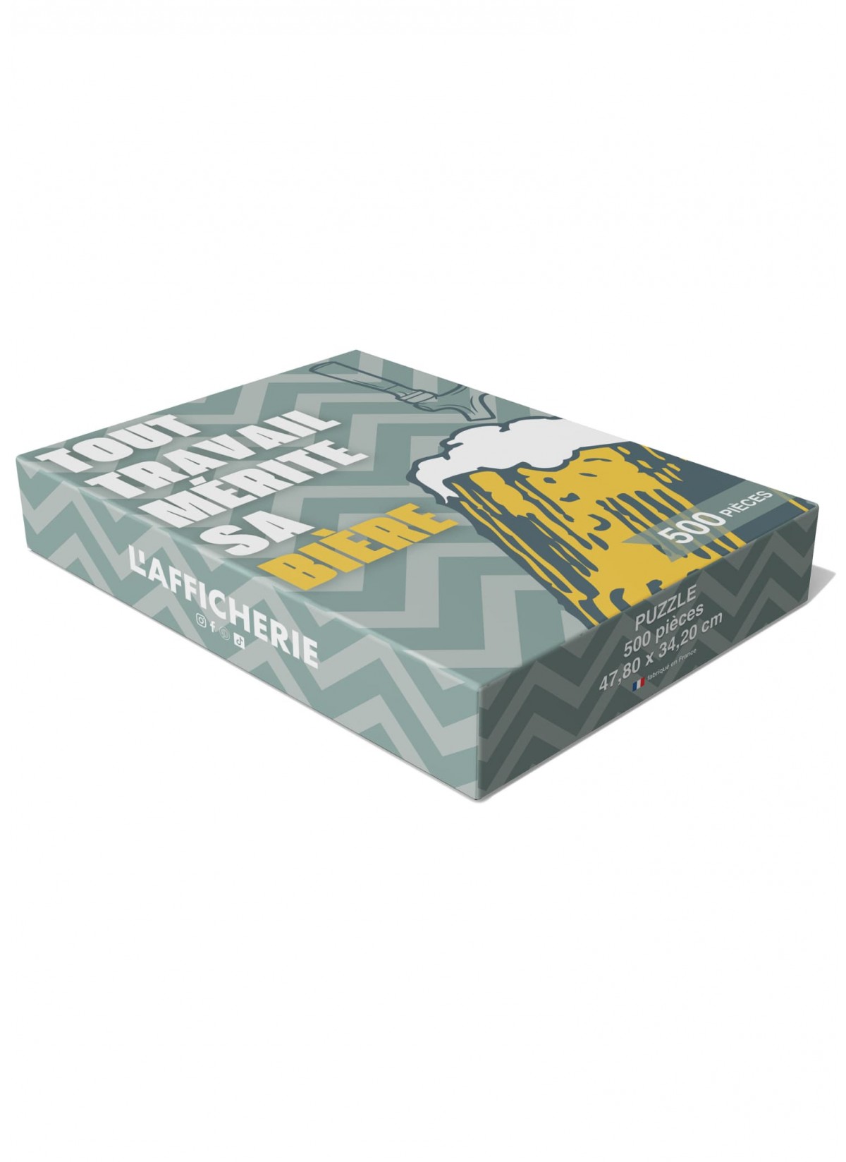 Puzzle "Tout travail mérite sa bière" | 500 pièces
