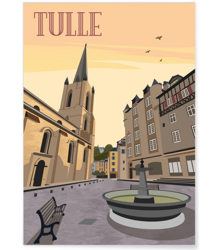 Affiche ville Tulle