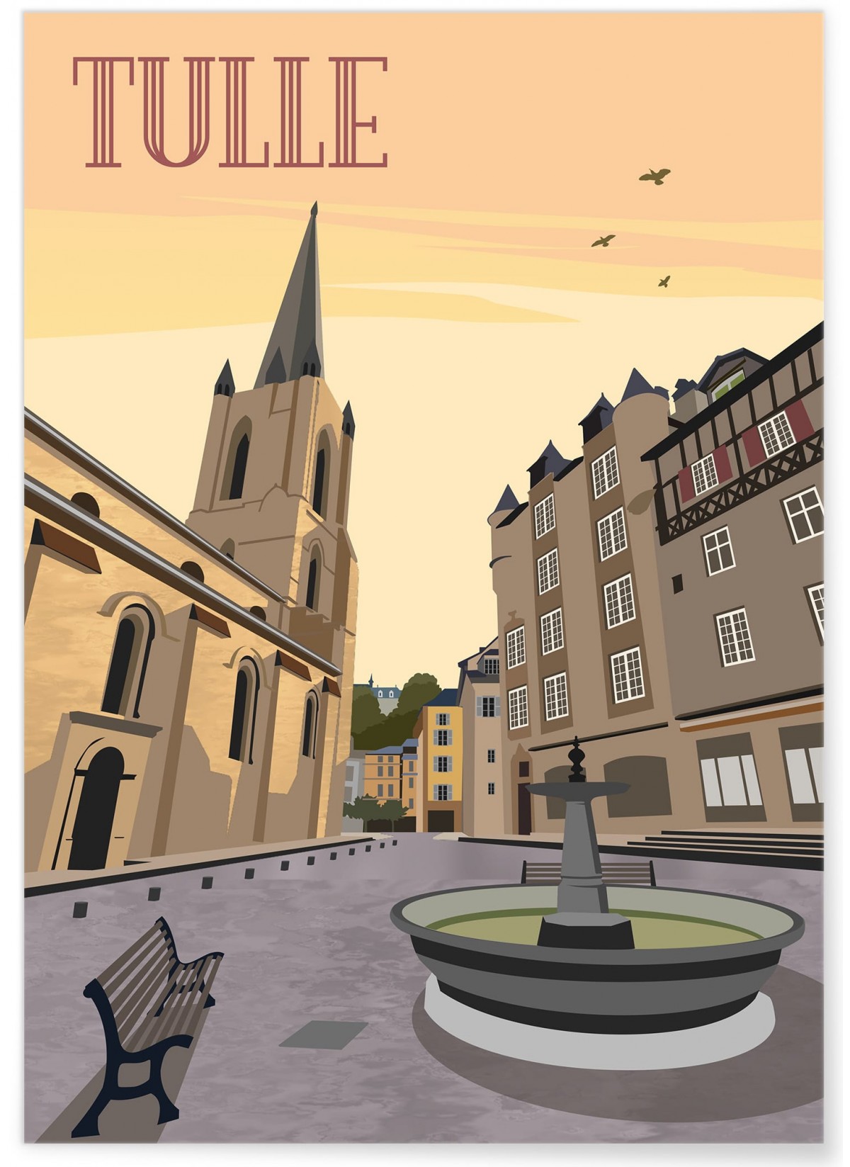 Affiche ville Tulle