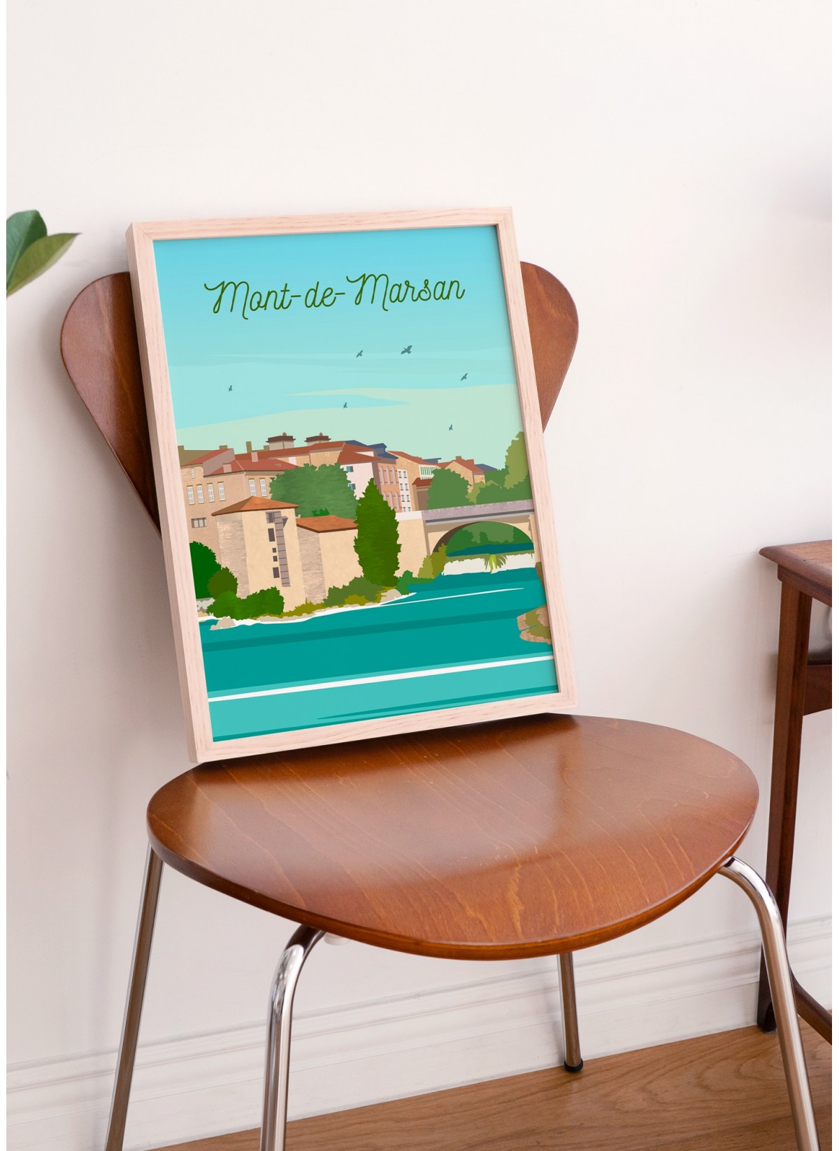Affiche ville Mont-de-Marsan