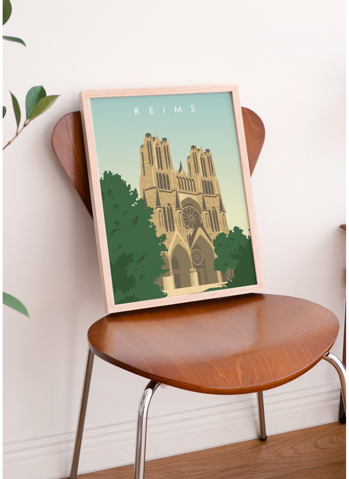Affiche ville Reims