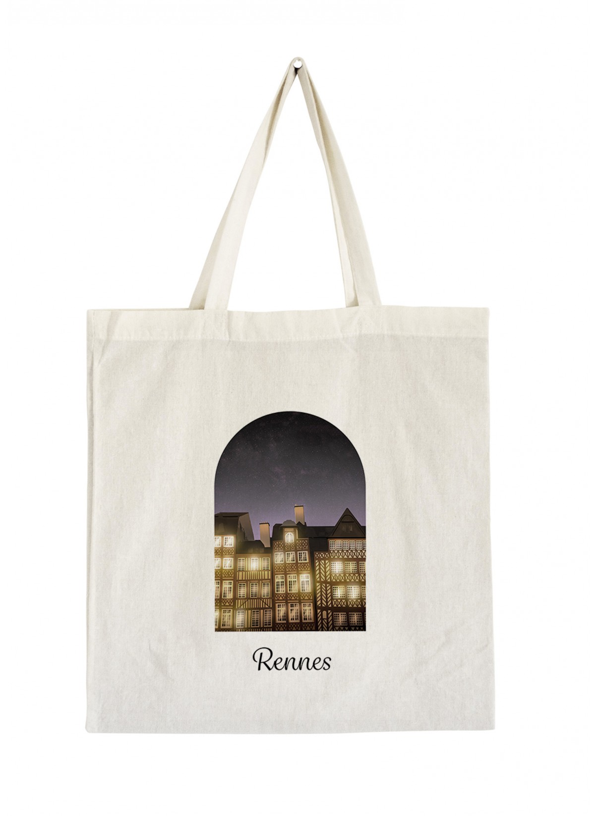 Tote Bag Rennes nuit