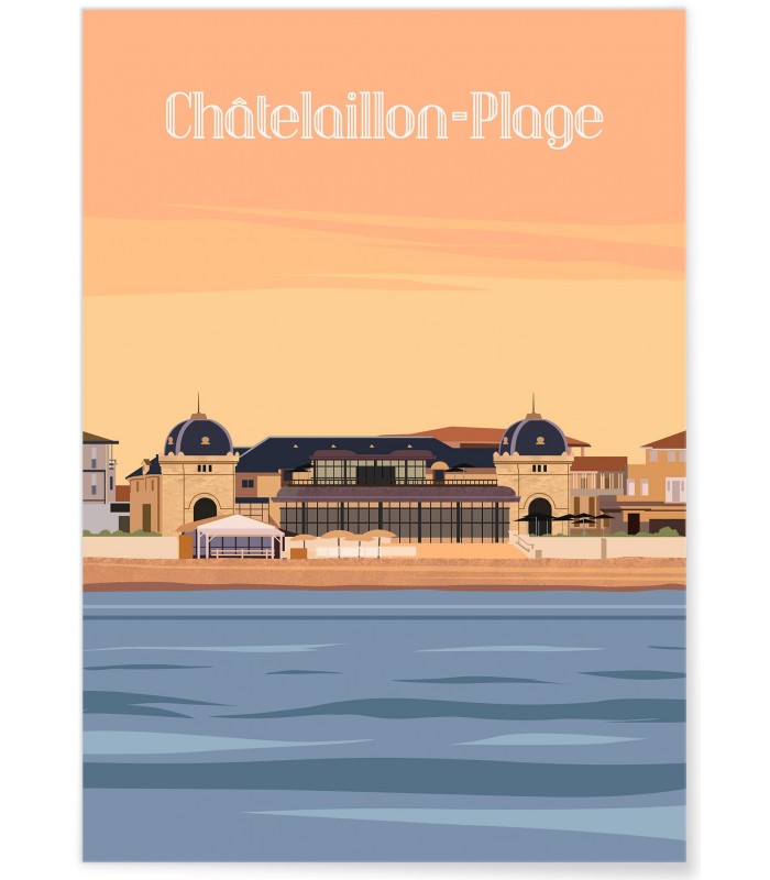 Affiche ville Châtelaillon-Plage