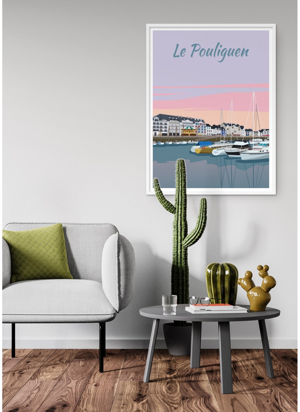 Affiche ville Le Pouliguen
