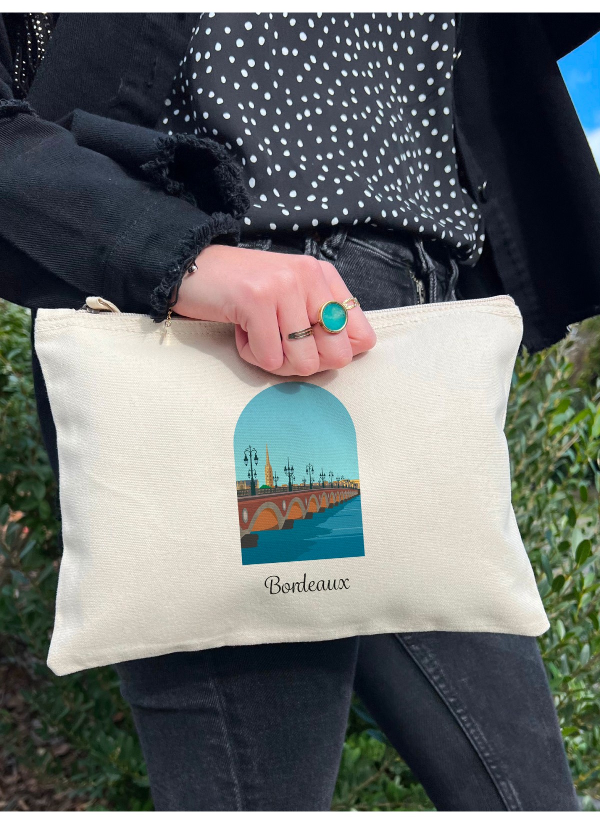 Trousse Bordeaux - Pont de pierre, idée cadeau | L’Afficherie