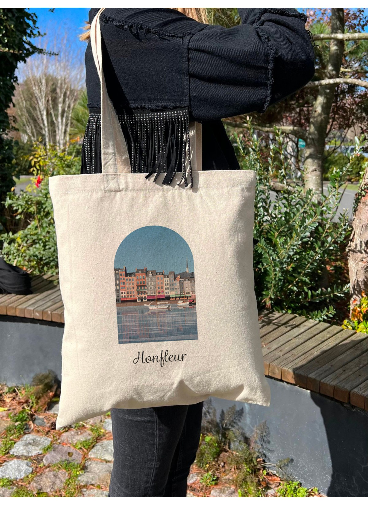 Tote Bag Honfleur, idée cadeau | L’Afficherie