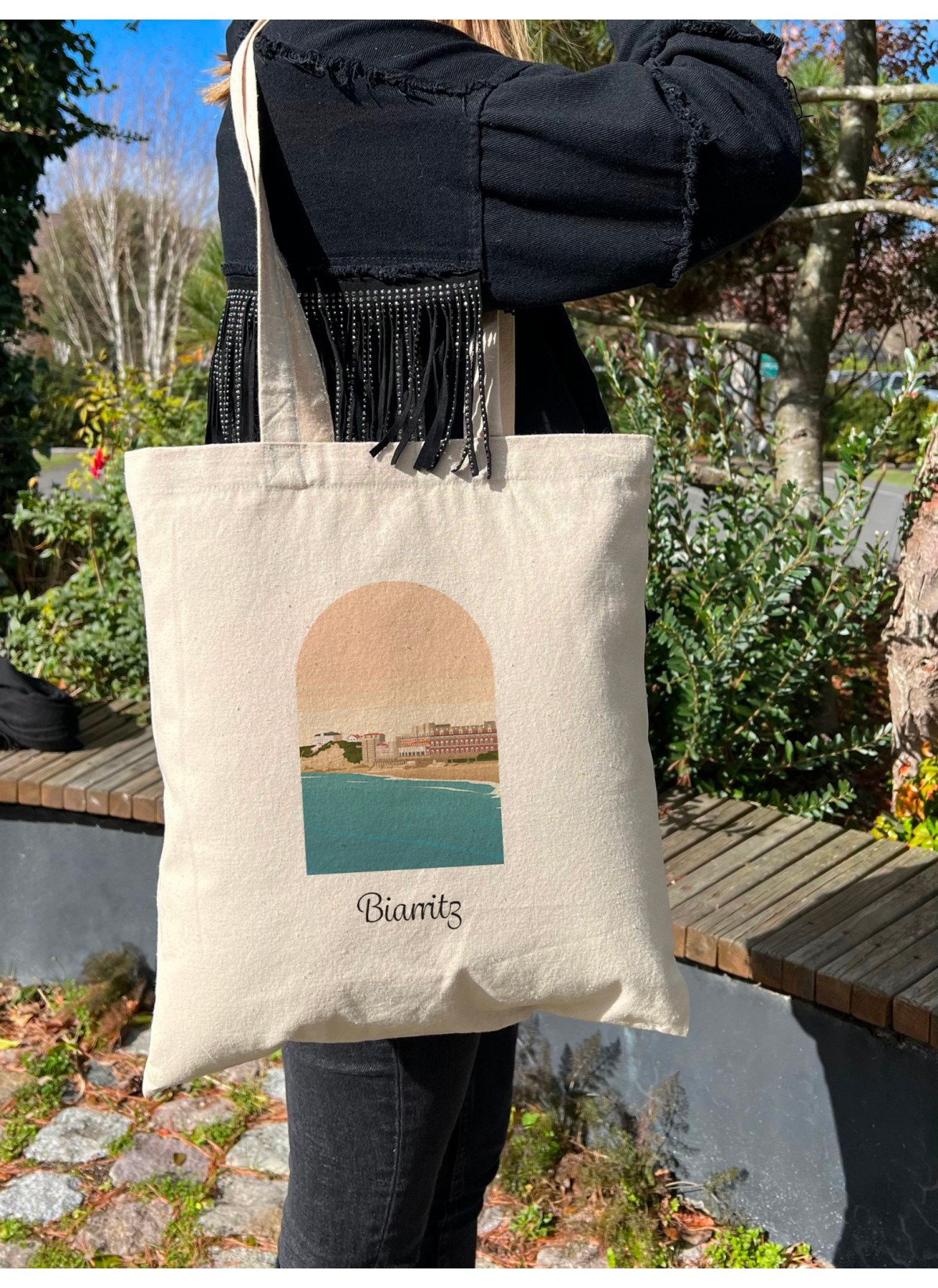 Tote Bag Biarritz 2, idée cadeau | L’Afficherie