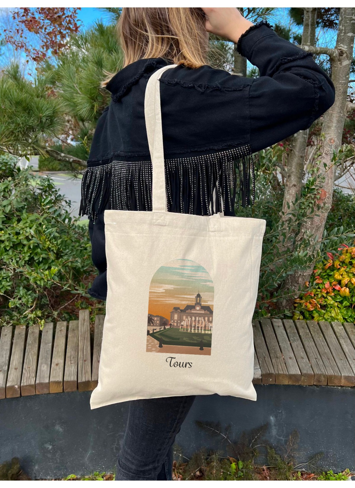 Tote Bag Tours - Jean Jaurès, idée cadeau | L’Afficherie