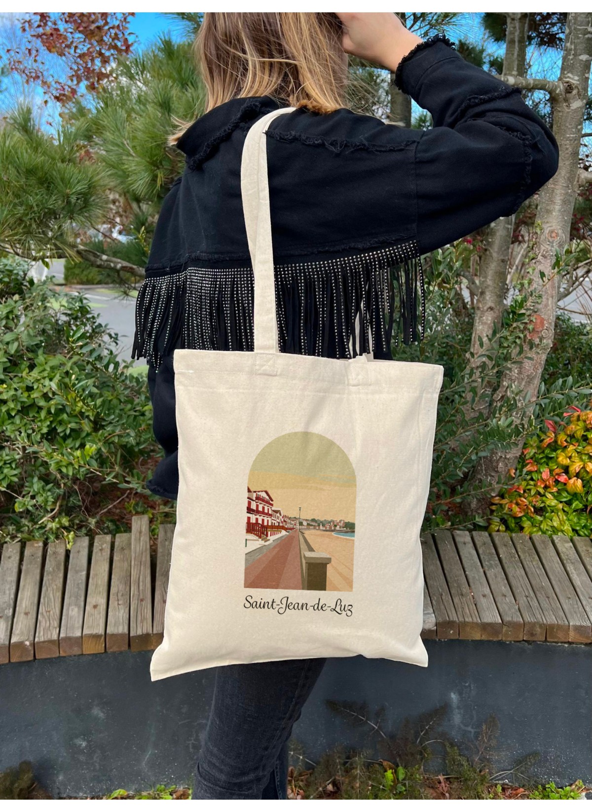 Tote Bag Saint-Jean-de-Luz 2, idée cadeau | L’Afficherie