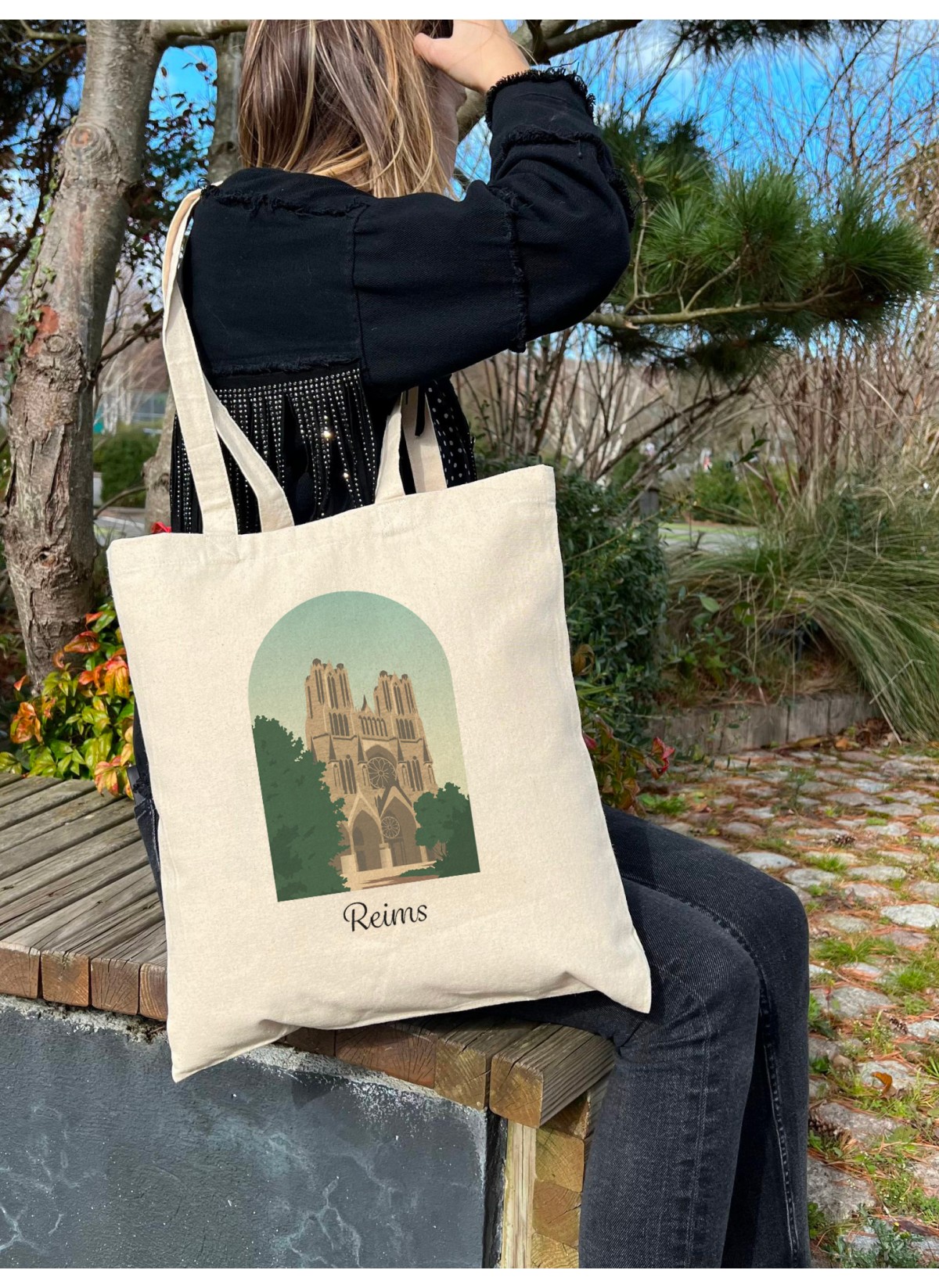 Tote Bag Reims, idée cadeau | L’Afficherie