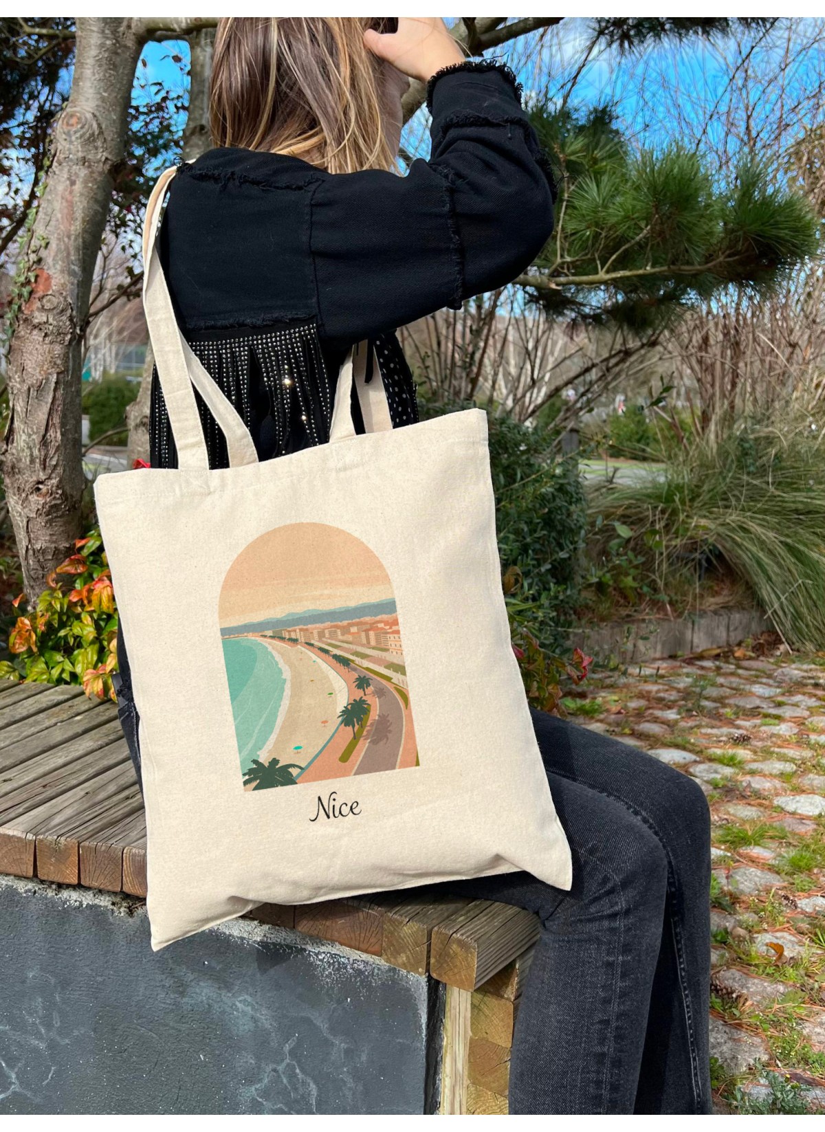Tote Bag Nice 2, idée cadeau | L’Afficherie