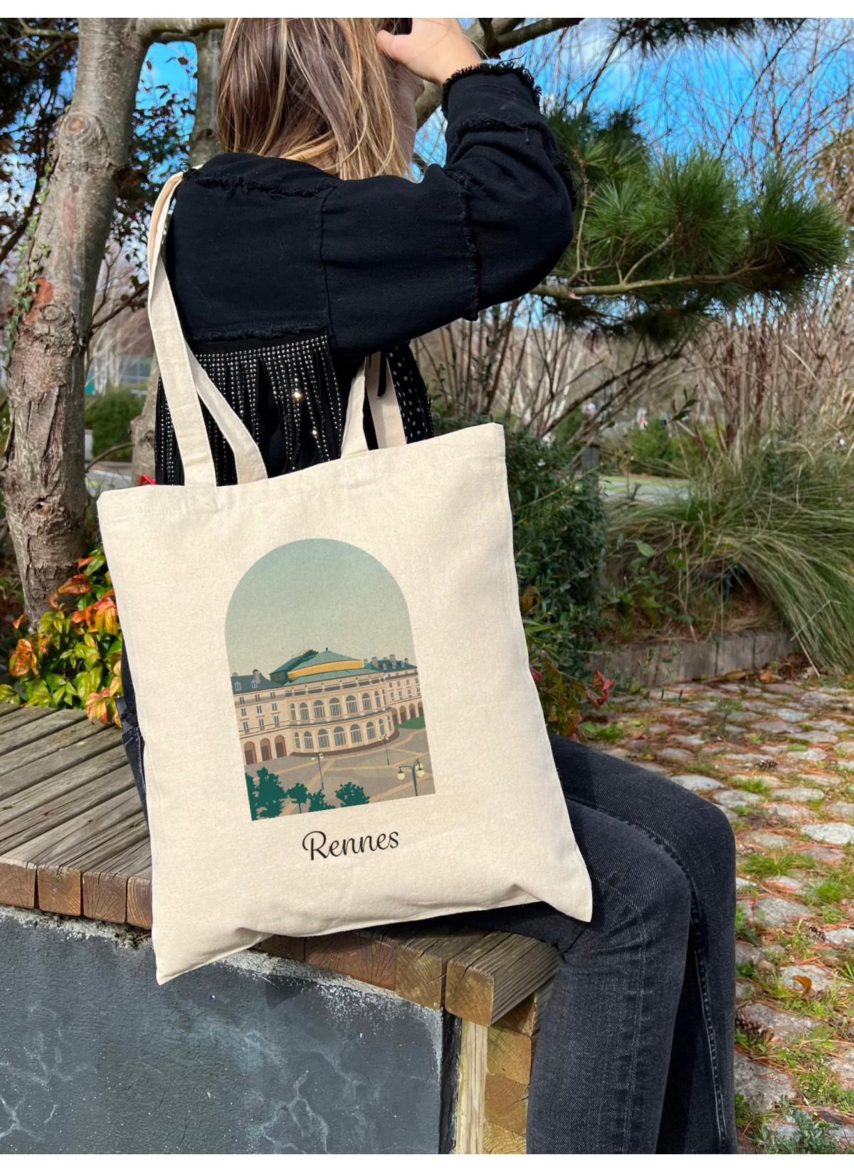 Tote Bag Rennes 2, idée cadeau | L’Afficherie