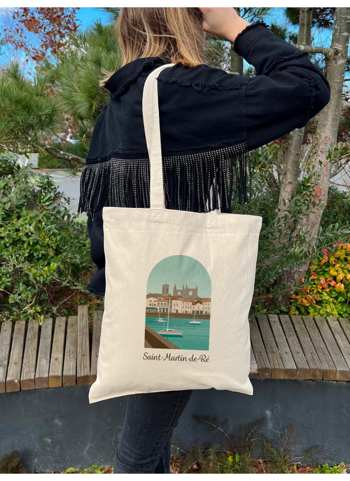Tote Bag Saint-Martin-de-Ré, idée cadeau | L’Afficherie