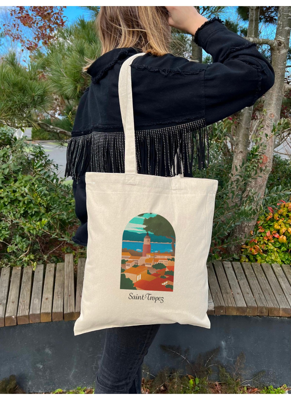 Tote Bag Saint-Tropez, idée cadeau | L’Afficherie
