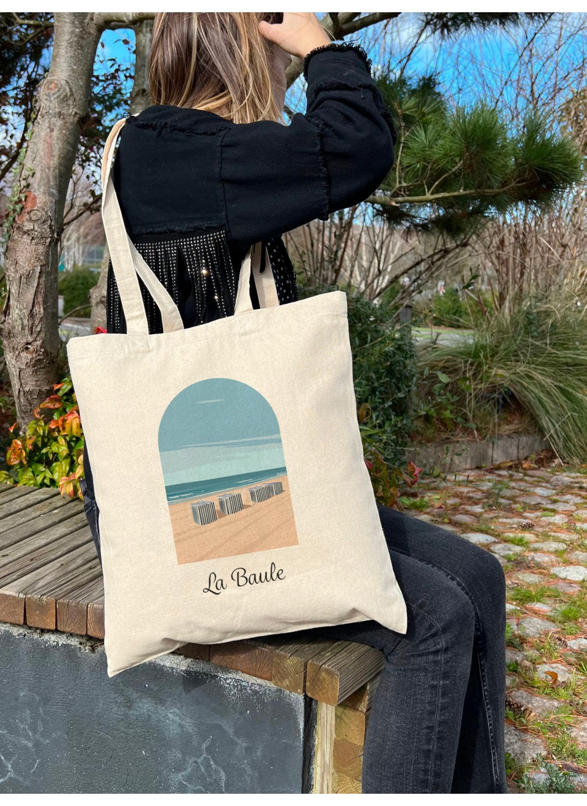 Tote Bag La Baule 2, idée cadeau | L’Afficherie