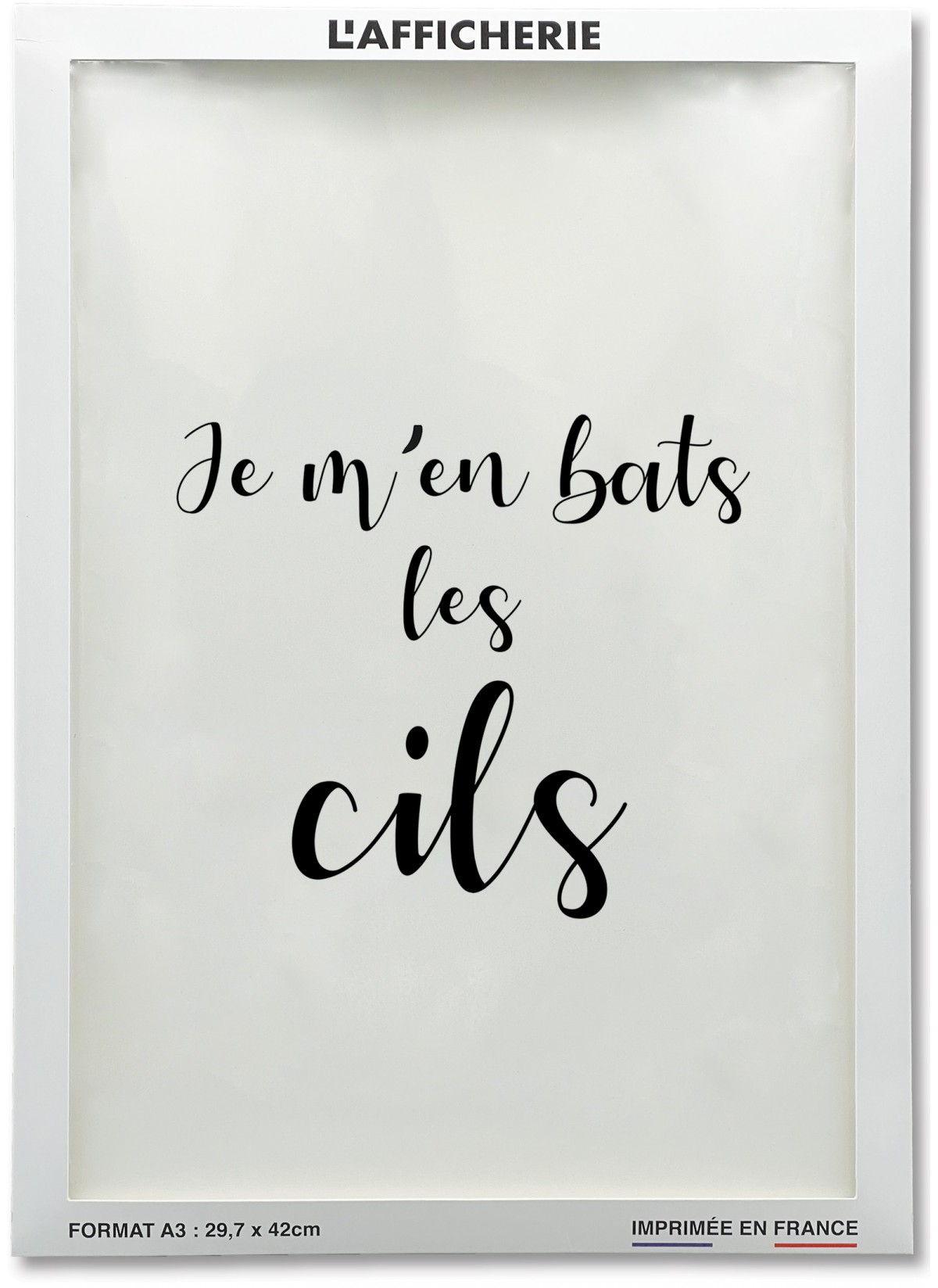 Affiche pour décorer sa salle de bain avec humour | L’Afficherie
