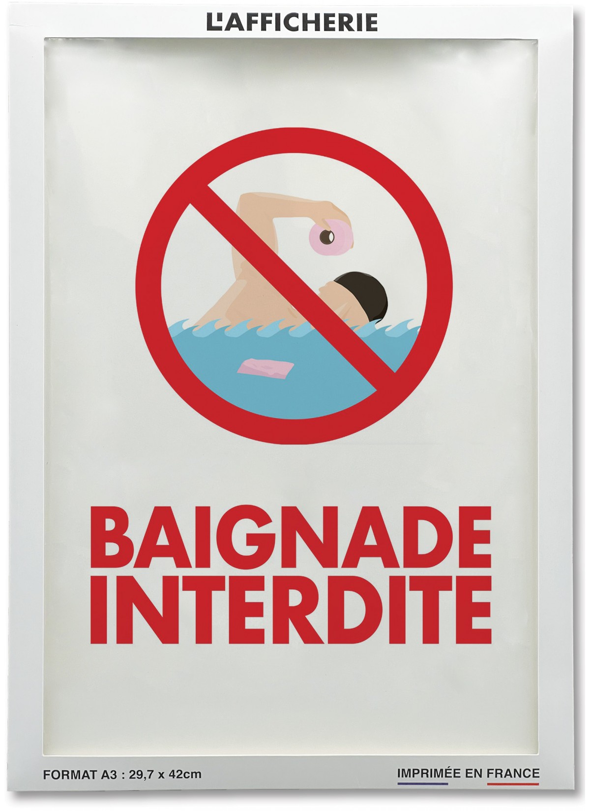 Affiche pour décorer ses toilettes avec humour | L’Afficherie