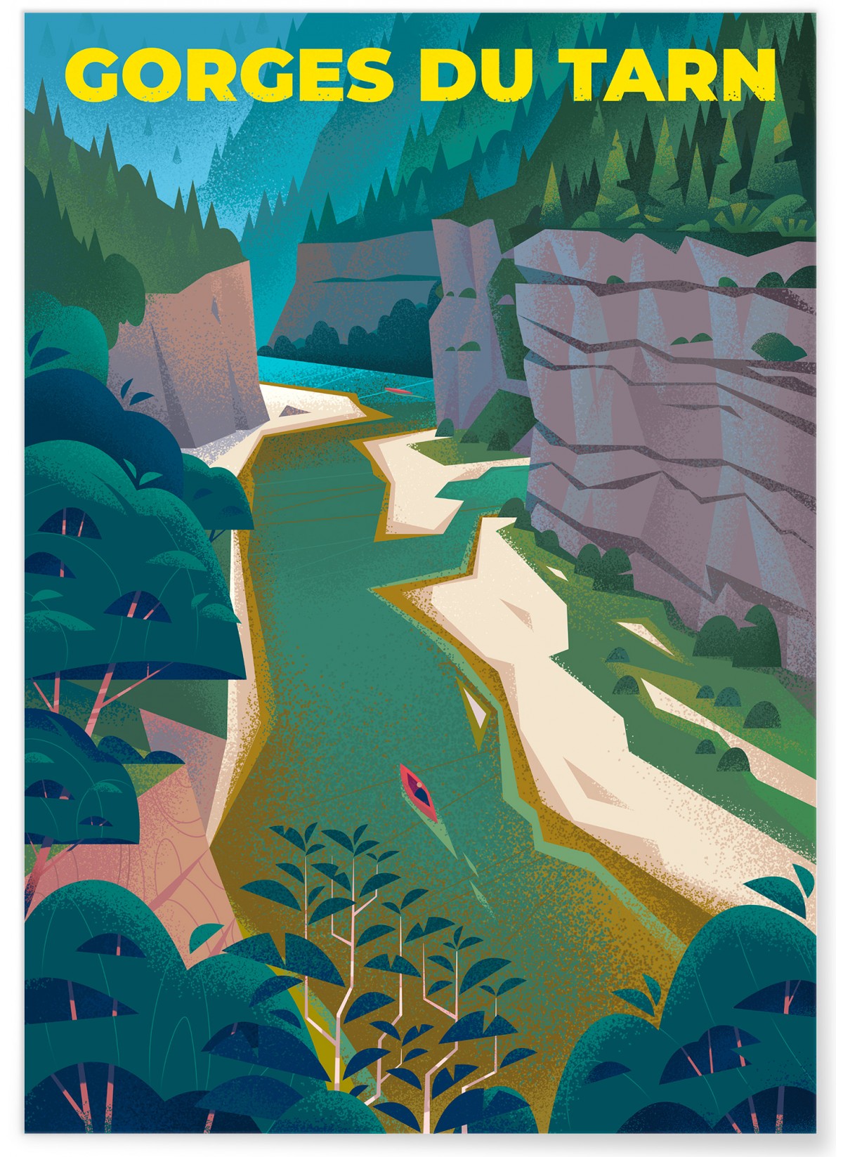 Affiche Gorges du Tarn