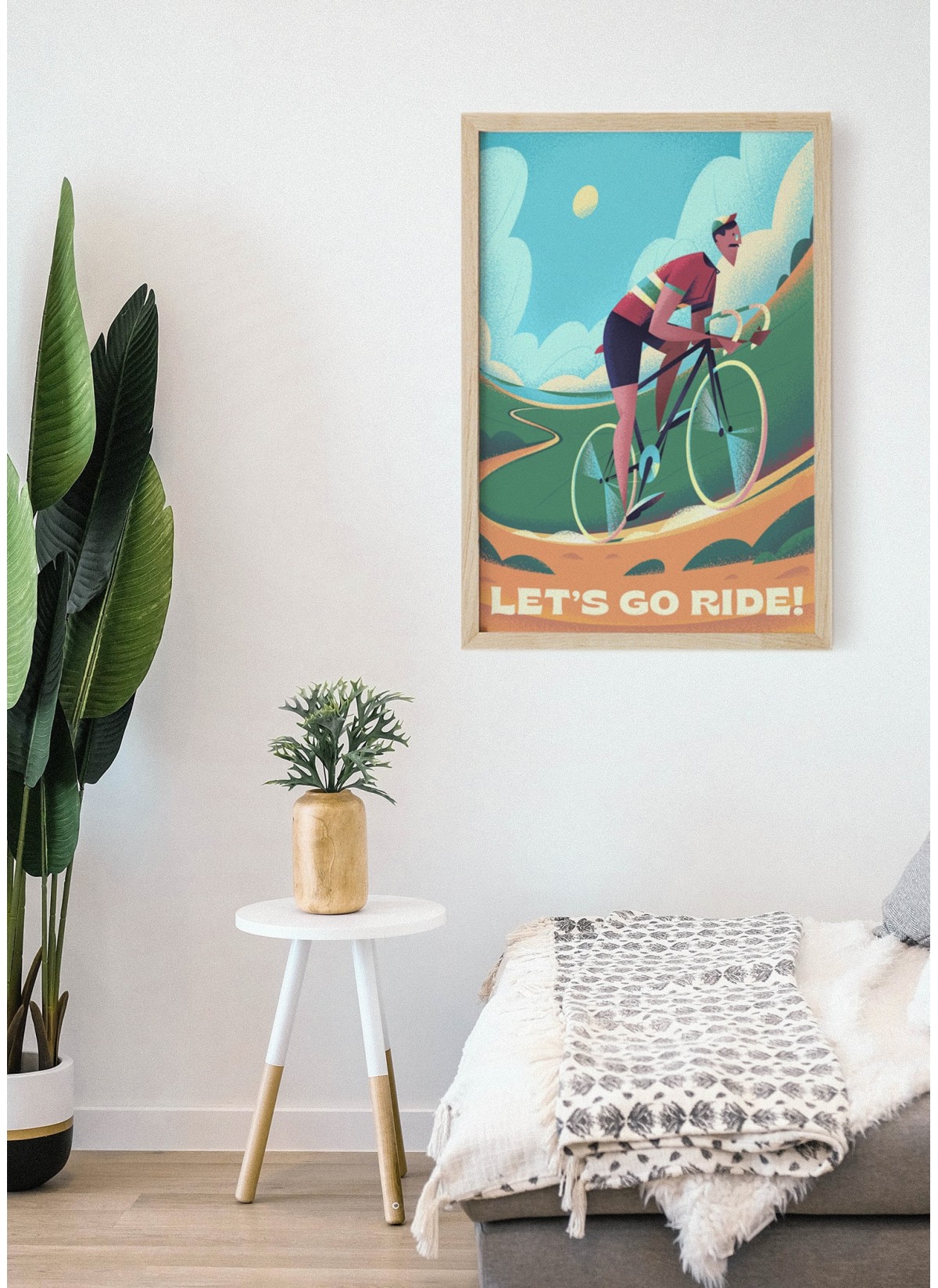 Affiche Let's go ride !