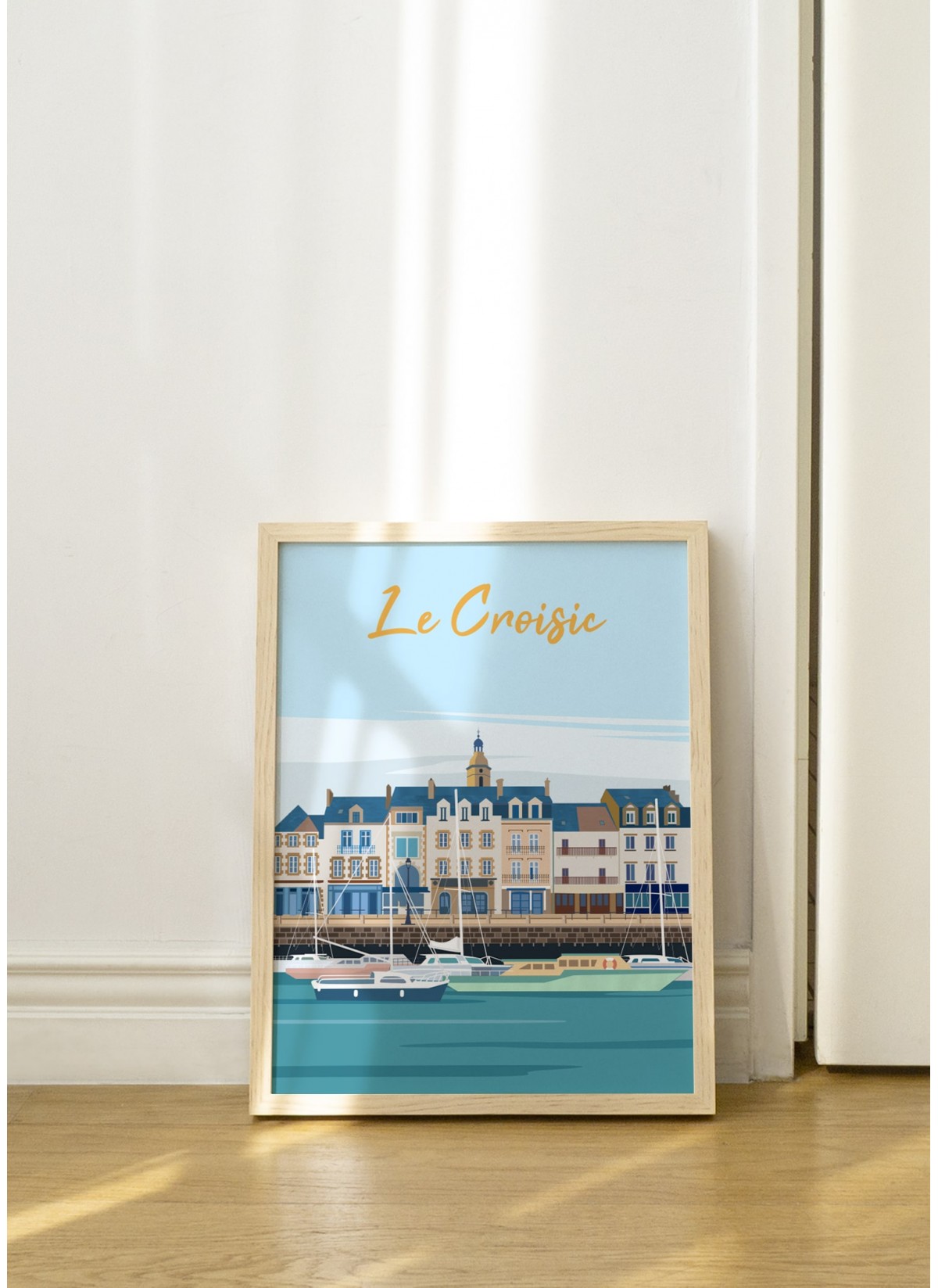 Affiche ville Le Croisic
