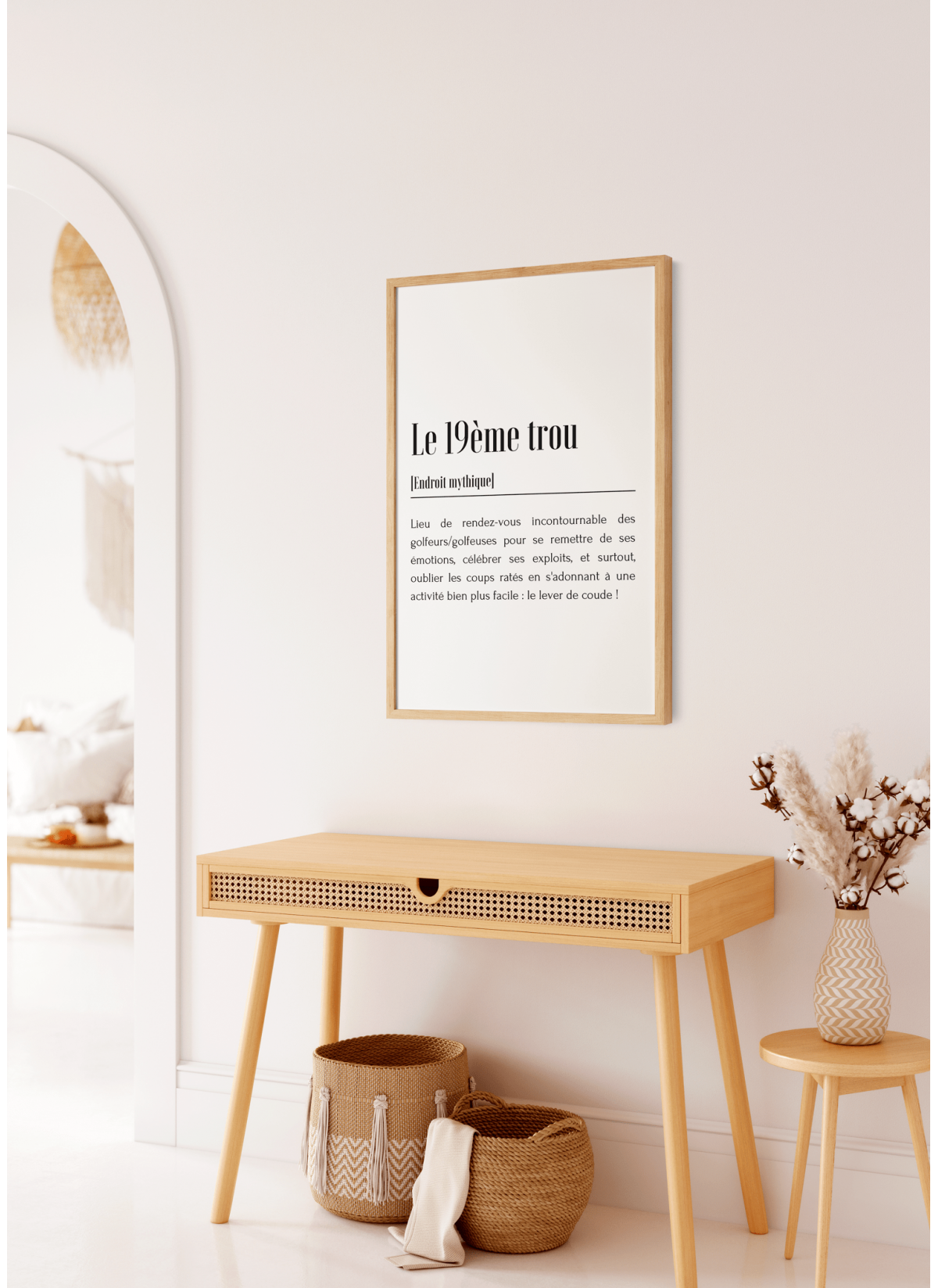 Affiche Définition Le 19ème trou