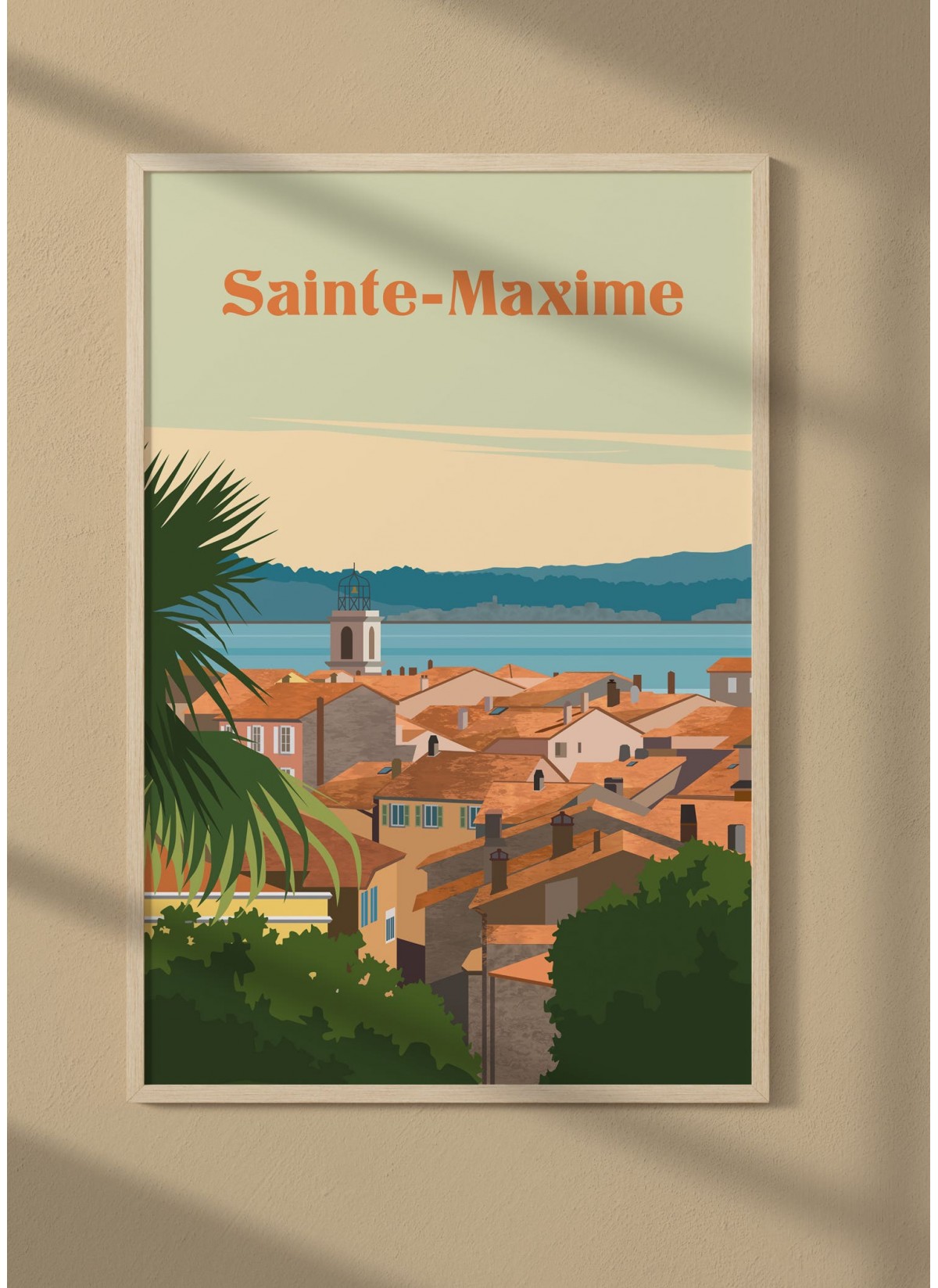 Affiche ville Sainte-Maxime