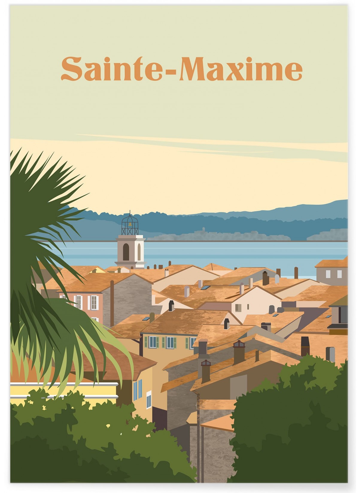 Affiche ville Sainte-Maxime