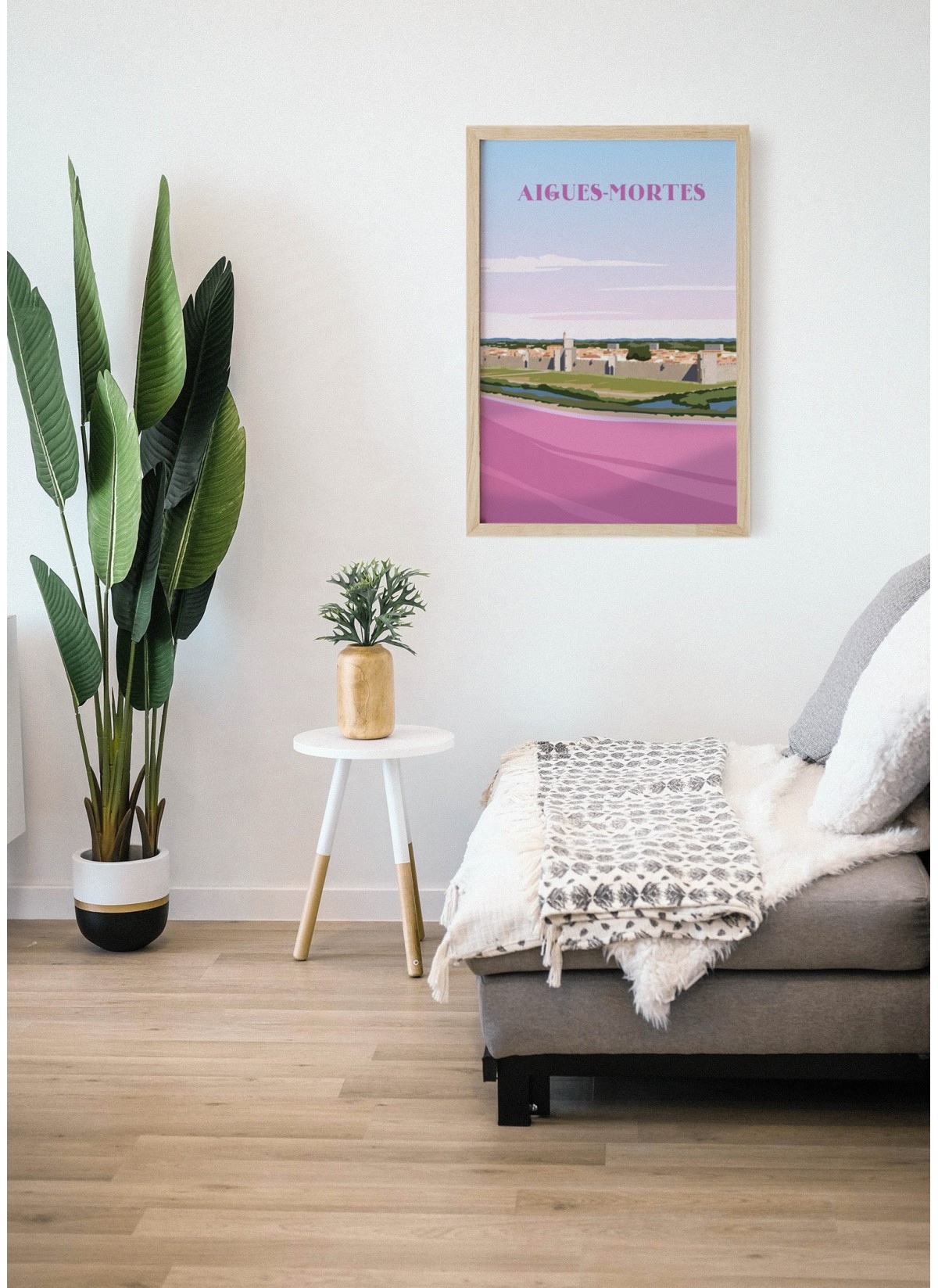 Affiche ville Aigues-Mortes